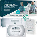 Lunderg Bed Alarm for Elderly Adults & Chair Alarm Set
