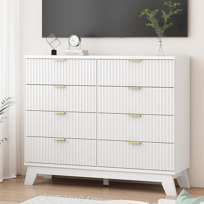 Fluted Dresser for Bedroom
