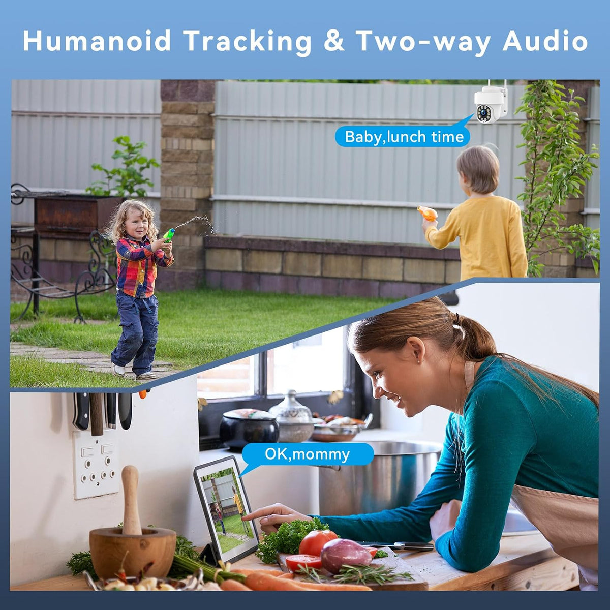 Security Camera System, CCTV Camera Security System with 12.5 Inch Monitor 5MP Outdoor Security Camera,Motion Detection,IP67 Waterproof,24/7 10CH 1TB Hard Drive,Two-Way Audio