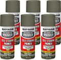 Rust-Oleum Automotive Self Etching Primer Spray, Dark Green | Etches & Primes In One Step | Maximum Adhesion | Rust Prevention | 6 Pack