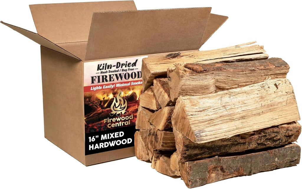 Firewood Central Kiln-Dried PA Mixed Blend, 16” Splits (Approx 38lb)
