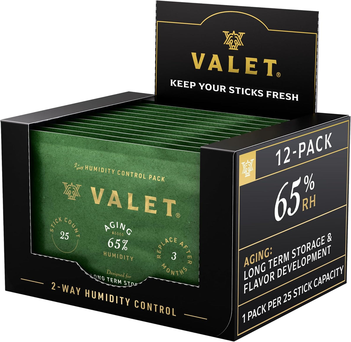 valet 65% two-way humidity packs (12-pack), view 10