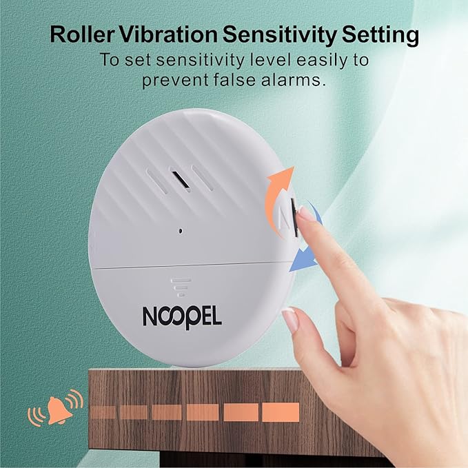 Window Alarms for Home Security 5 Pack, Glass Break Sensor, Window Sensor for