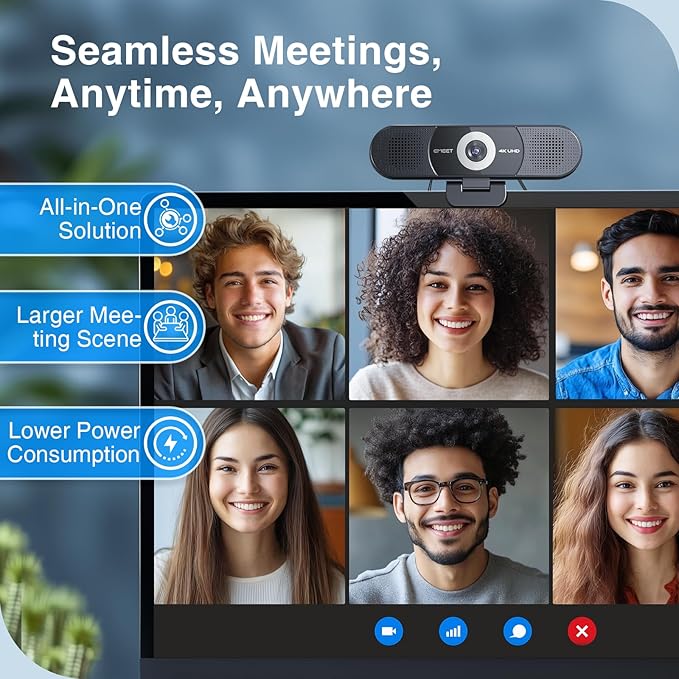 EMEET C980 PRO 3-in-1 4K Webcam