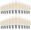 GvvooHome Candelabra Light Bulbs 40 watt Equivalent, E12 LED Bulb Dimmable