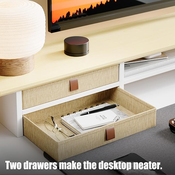 FENSULN Dual‑Tier Monitor Stand Riser