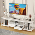 GYIIYUO TV Stand with Fabric Drawer