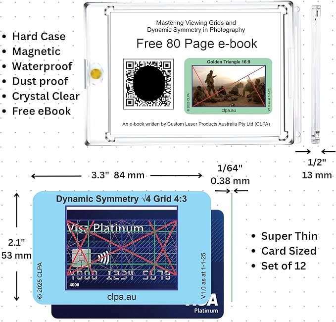 CLPA Video 4:3 Photographic Viewfinder Set: All viewfinders in 4:3 Aspect Ratio