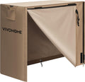 VIVOHOME 4ft Waterproof Outdoor Firewood Log Rack Cover, Brown