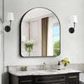 Arched Bathroom Mirror, Wall Mounted Mirror, Living Room, Hanging or Leaning