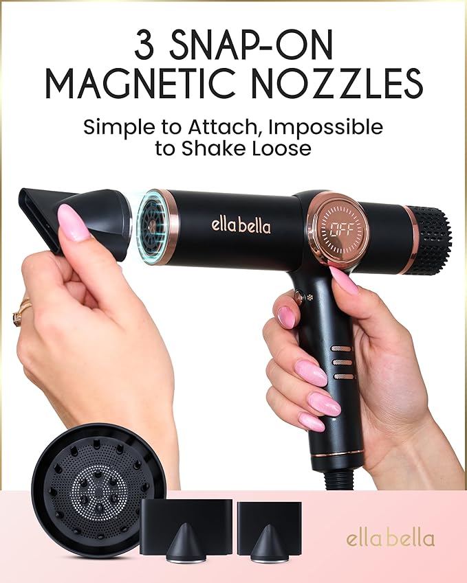 ELLA BELLA® Professional Ionic Hair Dryer