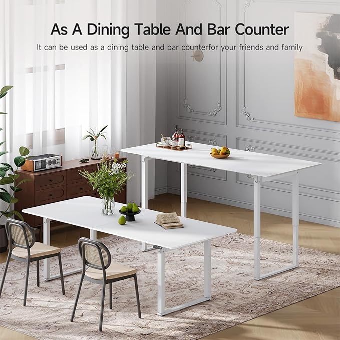 ONBRILL Standing Desk, 71x32 Inches Rectangle Stand Up Desk