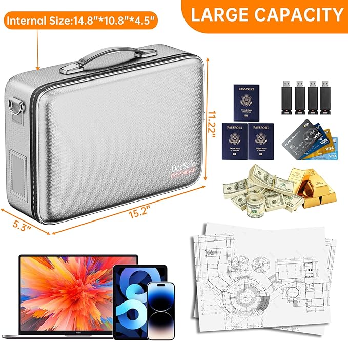 DocSafe Fireproof Document Box