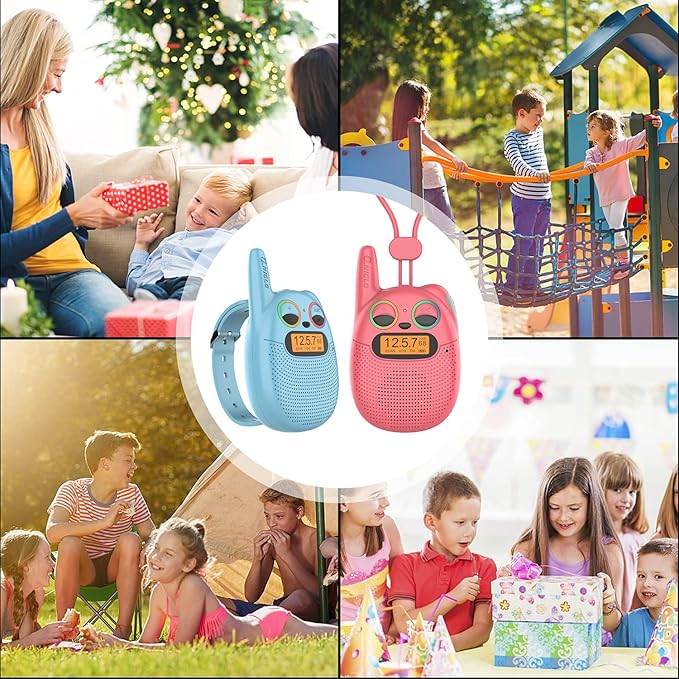 Qniglo Walkie Talkies for Kids Rechargeable, Christmas Birthday Gifts for Boys