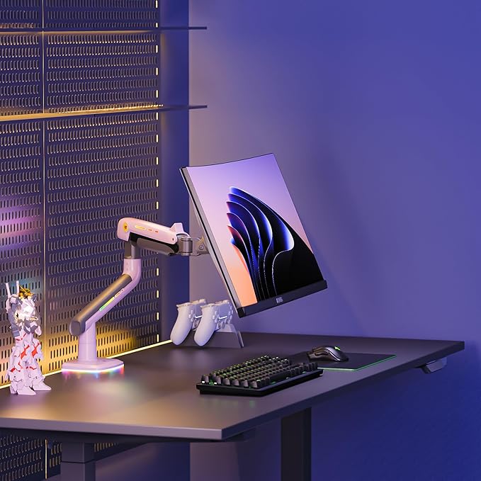 NB Gaming Monitor Arm or for 32 to 60 Inches Screen, Load up to 20 kg, VESA