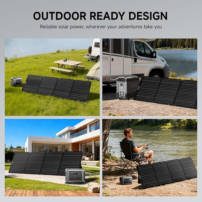ALLPOWERS SOLAX SE200 200W Portable Folding Solar Panel, High-Efficiency