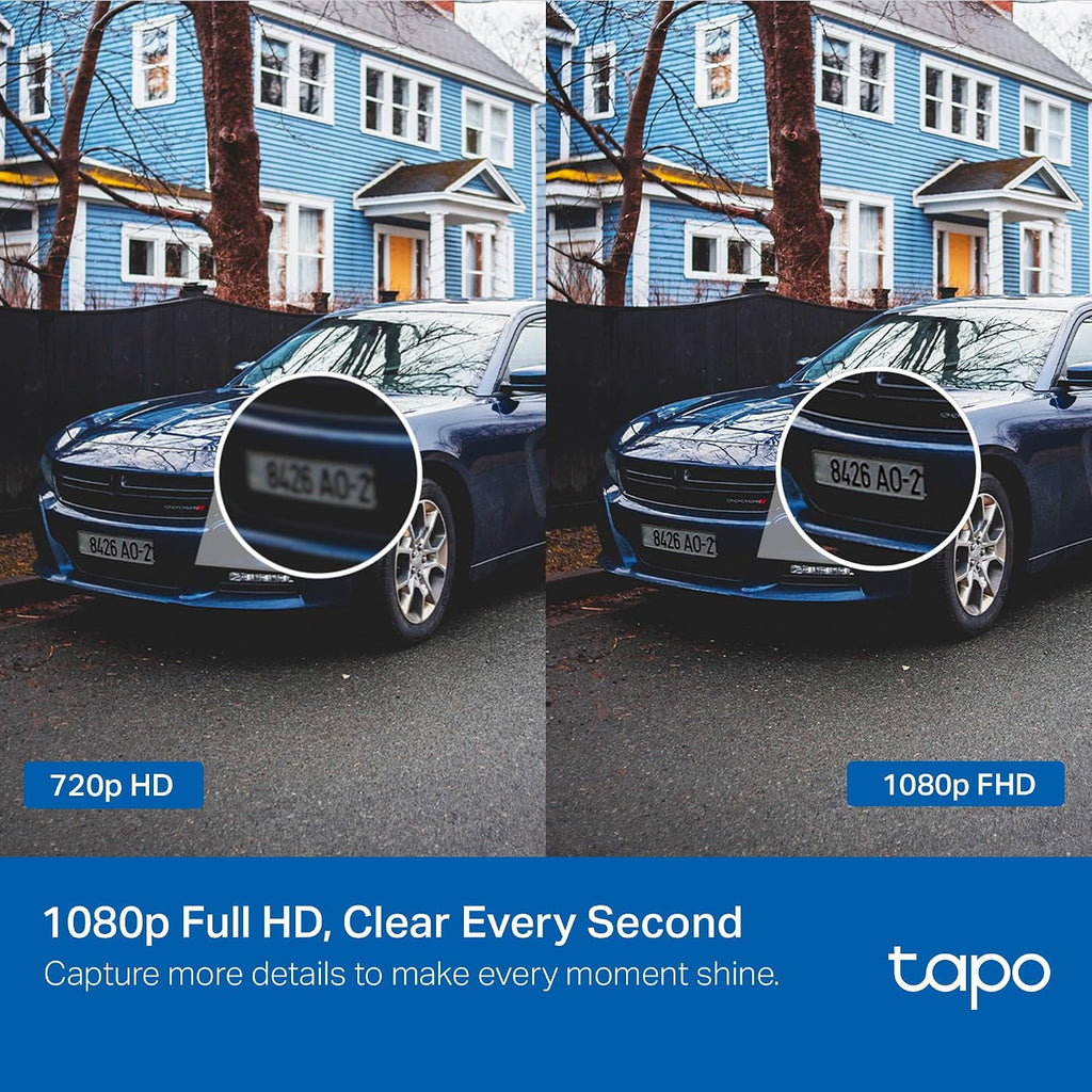 tp-link tapo 1080p outdoor wired pan/tilt security camera, package contents