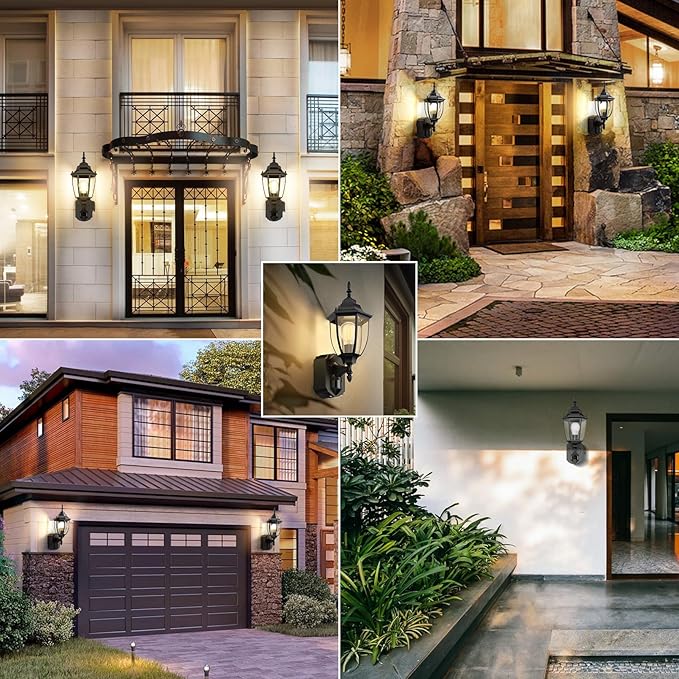 2 Pack Porch Lights Outdoor