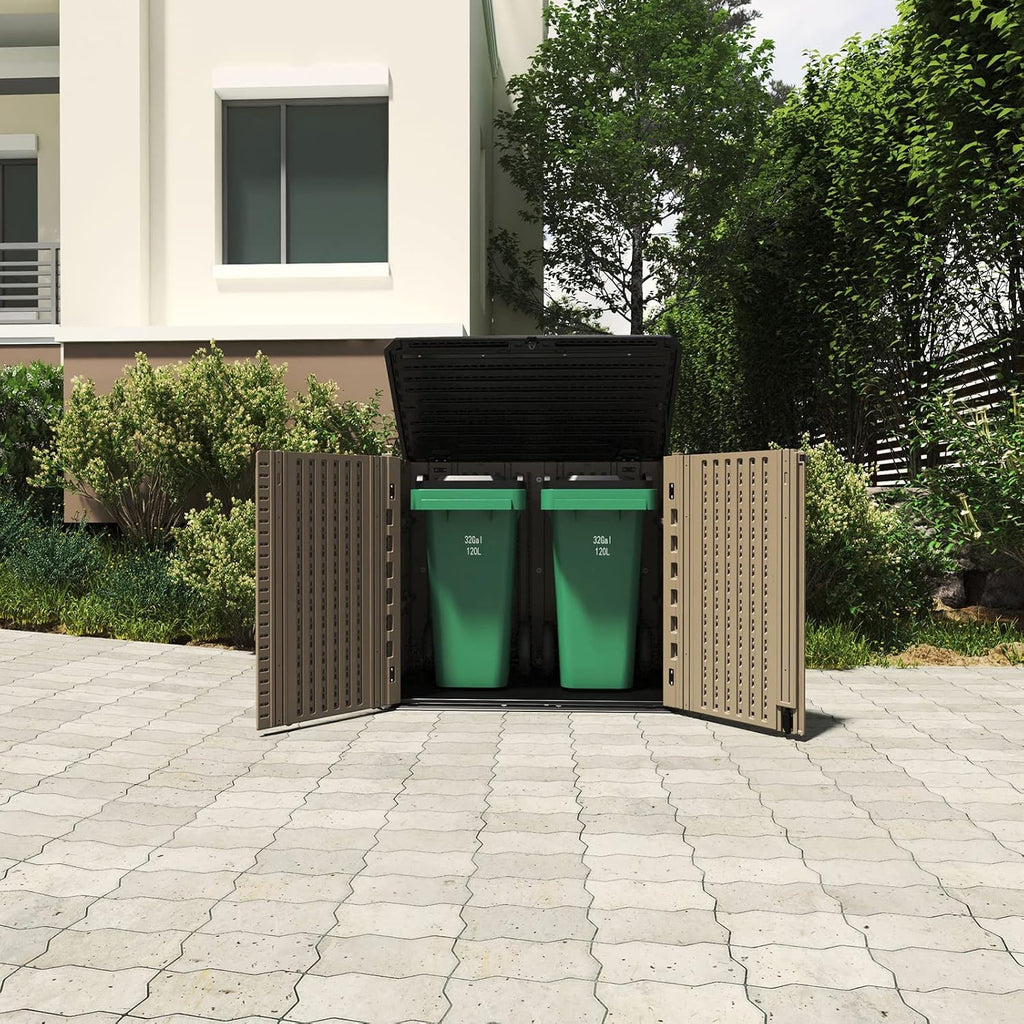 homspark storage shed weather resistance, multi-purpose outdoor storage, package contents