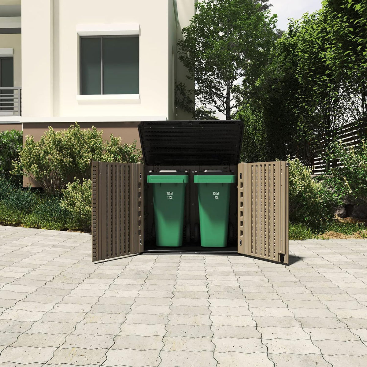 homspark storage shed weather resistance, multi-purpose outdoor storage, package contents