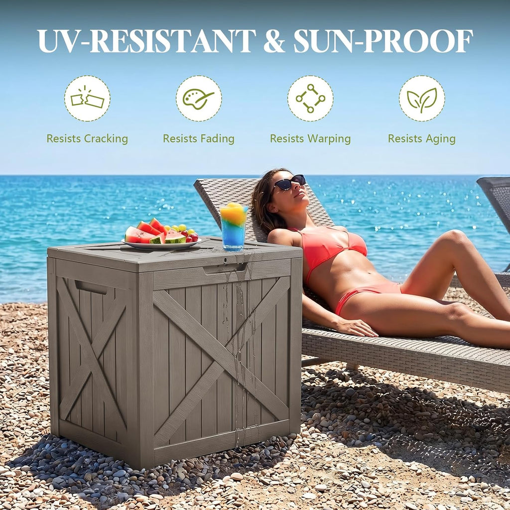 vixzen 40 gallon package delivery boxes for outside on a desk or shelf