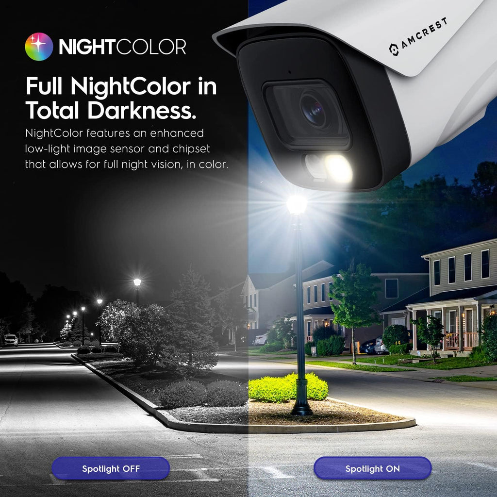 amcrest ultrahd 4k (8mp) ip poe ai camera showing dimensions
