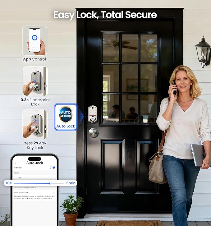 Veise VE017-K Fingerprint Smart Lock