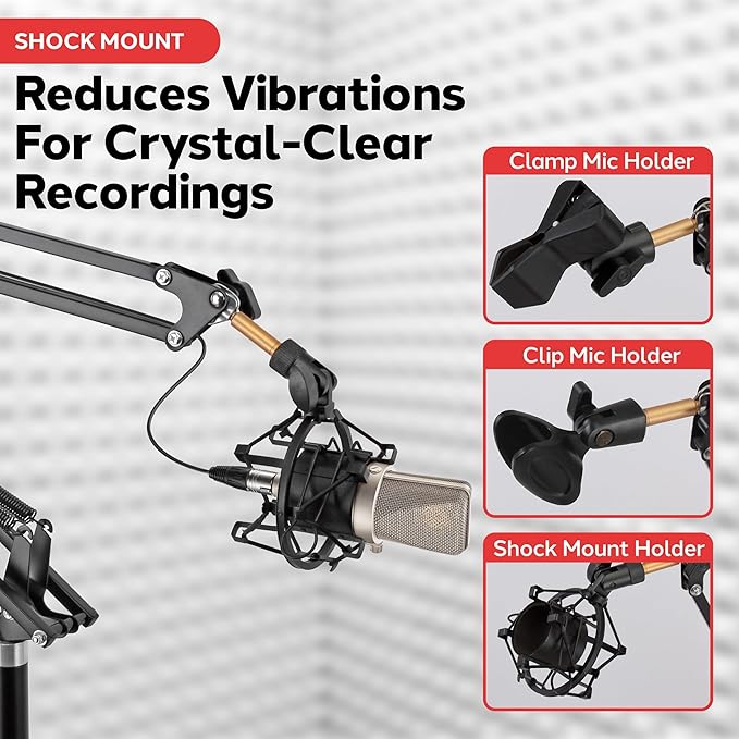 Pyle Microphone Boom Suspension Stand