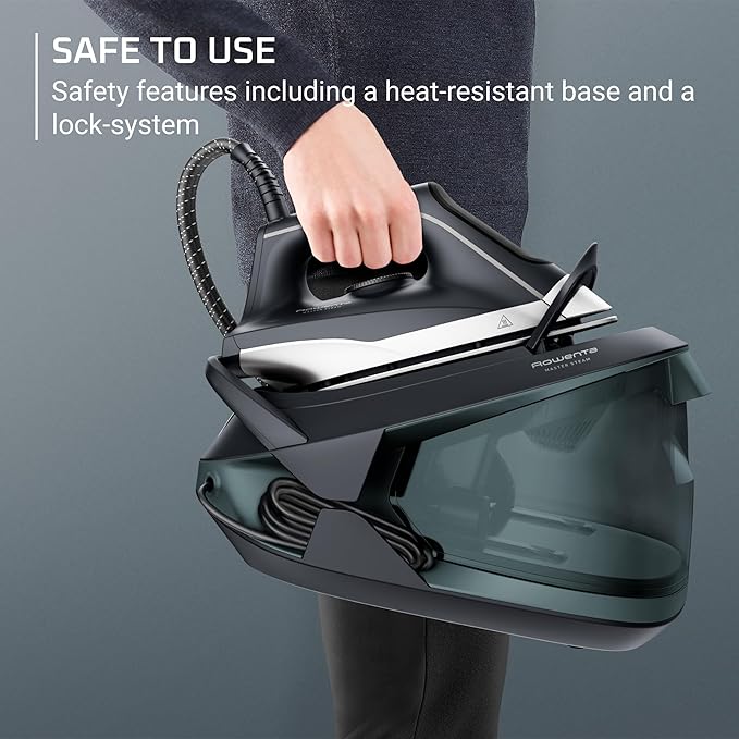 Rowenta Iron Steamer for Clothes Master Steam Station, Professional Steam Iron