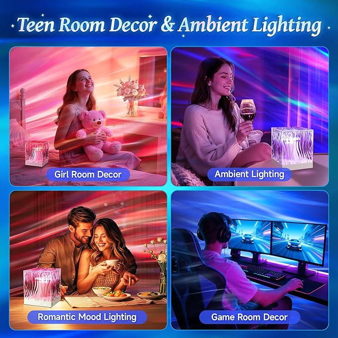 PIKOY Shower Lamp Shower Lights White Noise Sound Machine