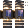 2 Pack Solar Outdoor Wall Lights