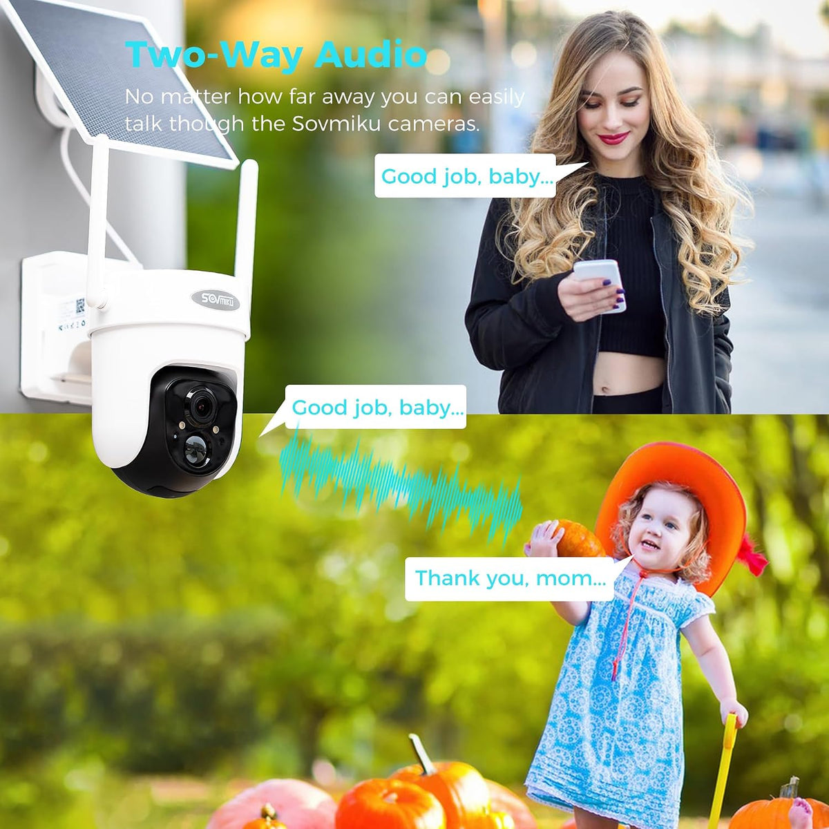 vicohome 2cq4g 2k ai solar security cameras, wireless, package contents