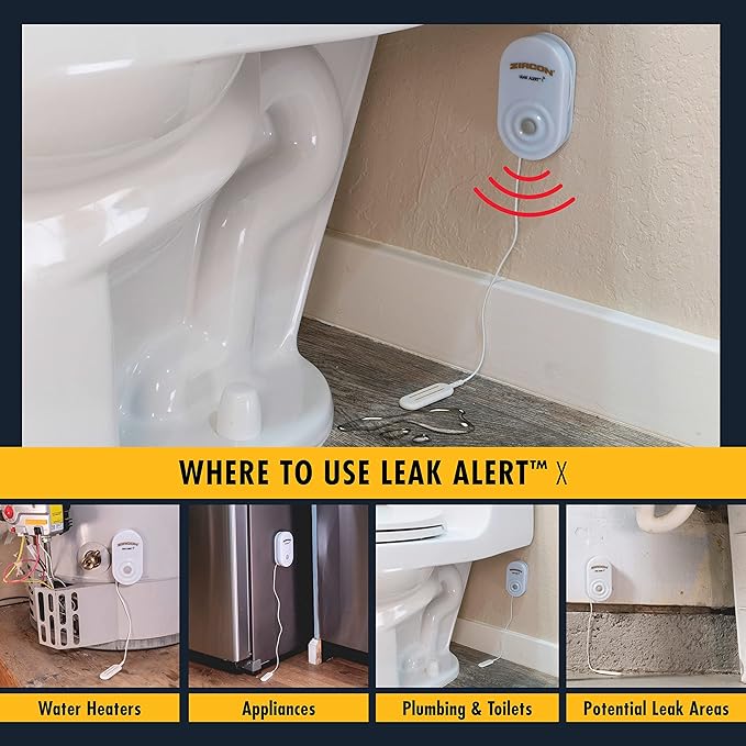 Zircon Leak Alert X – Smart Electronic Water Detector