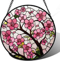 CRISGIF Stained Glass Window Hanging