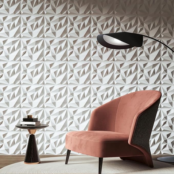 Art3d 100 Pack Decorative 3D Wall Panels, 97 Sq.Feet PVC Interior Wall Décor