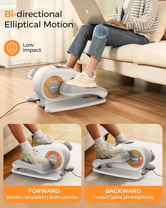 YOSUDA Under Desk Elliptical Electric, Elliptical Machine