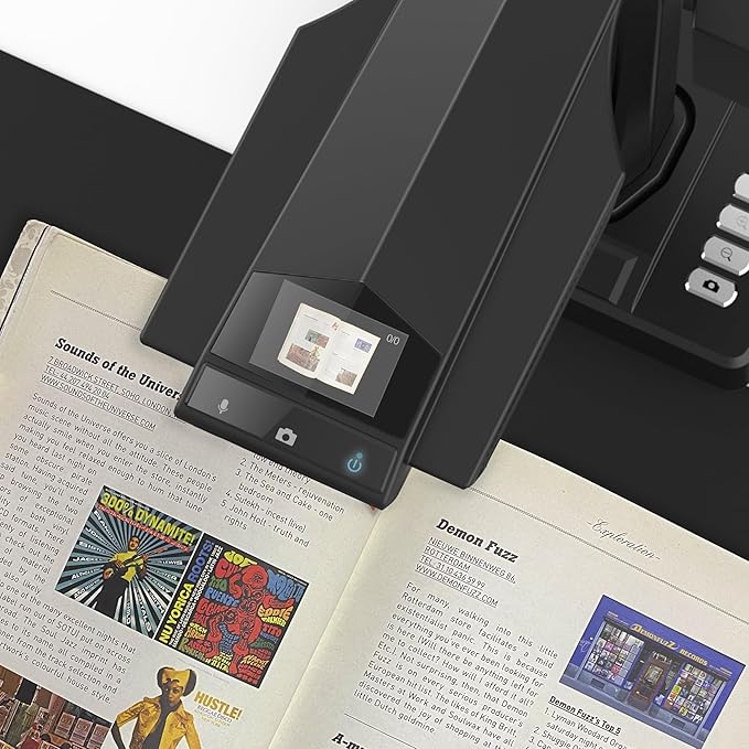 CZUR ET18 Pro Professional Document Scanner, 2nd Gen Auto-Flatten & Deskew Tech
