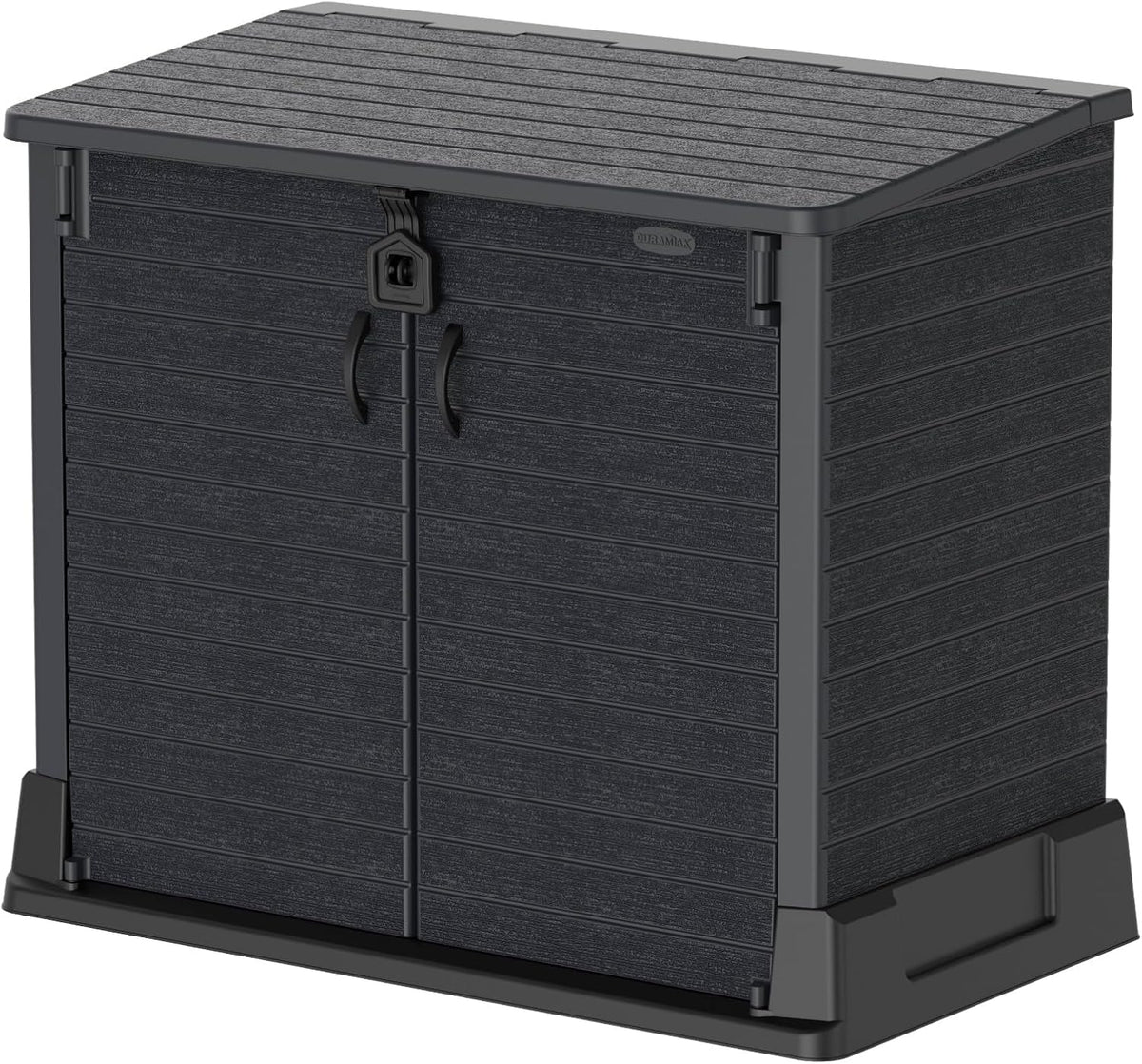 Duramax Storeaway 4 ft. 3 in. x 2 ft. 5 in. x 3 Ft 7 in. Resin Horizontal Outdoor Storage Shed Gray