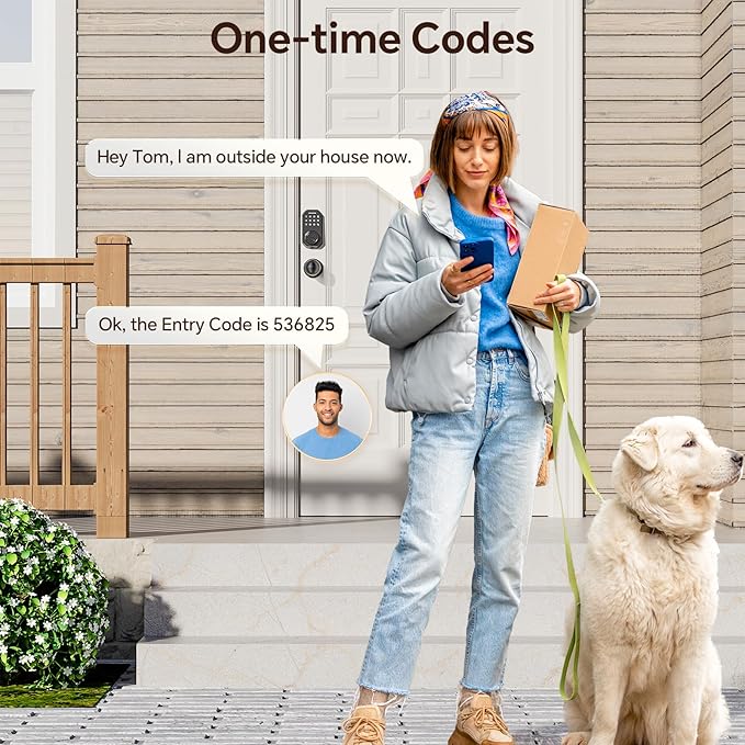 VCHOO Keyless Entry Door Lock Set WiFi Smart App Control Door Lock