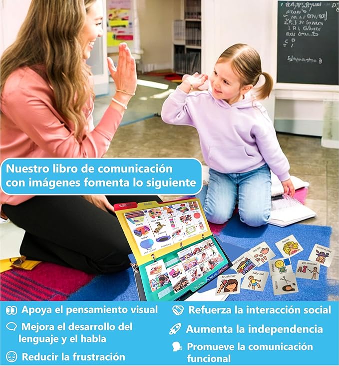 Visual Communication Book, 162 ASD Photo Picture Cards: Autism Language