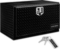 ARKSEN 30" x 17" x 18" Underbody Tool Box, Heavy Duty Storage Chest,Black