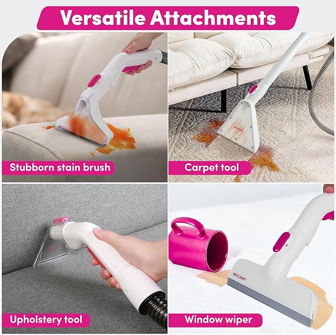 WECLEAN Carpet Cleaner Machine and Stain Remover