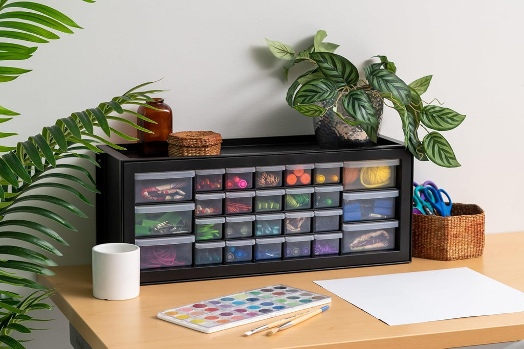 iris usa 26-drawer teacher toolbox, stickers, markers, made, view 10