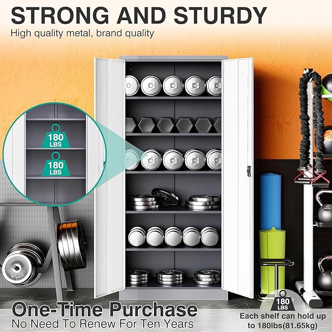 Wide & Deep Metal Storage Cabinet
