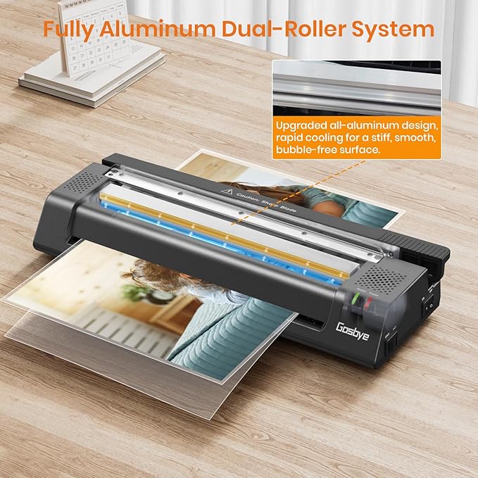 Gasbye Laminator Machine, 13-Inch Thermal Laminator
