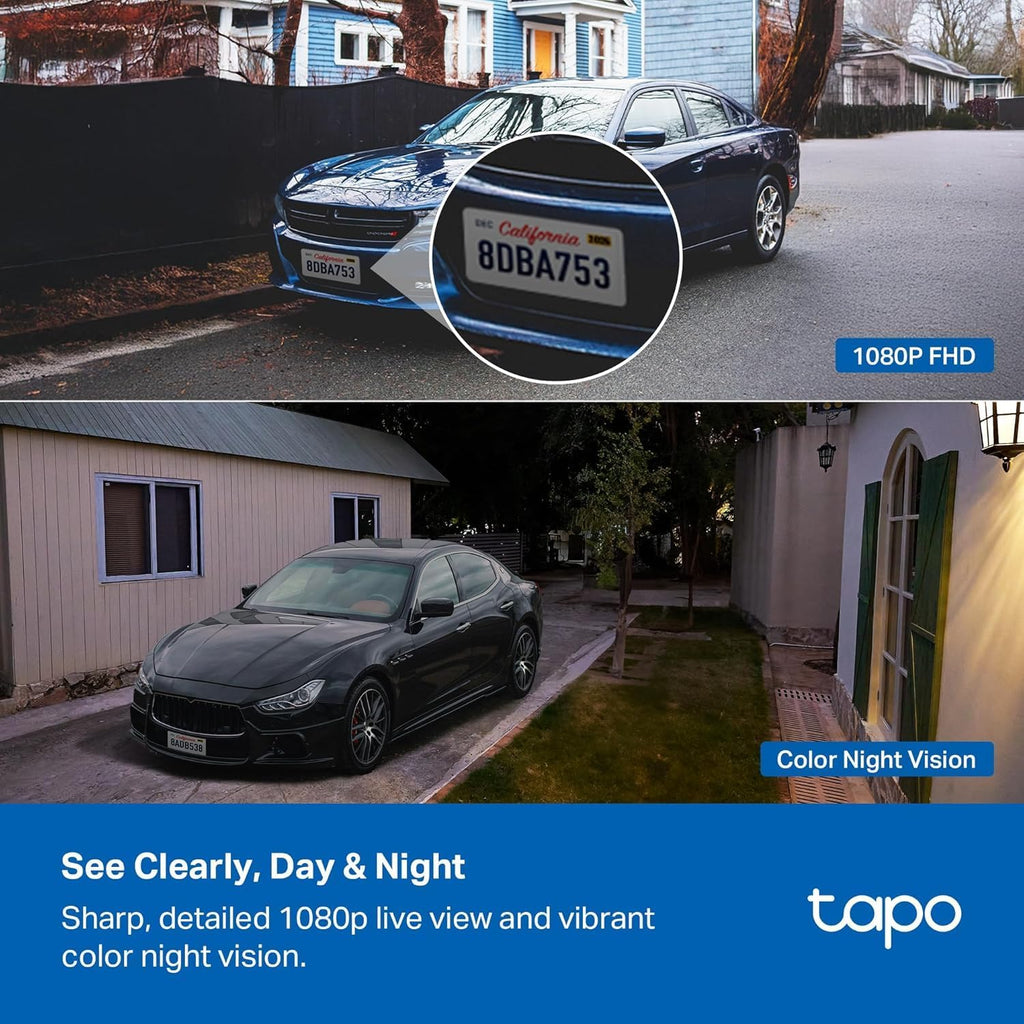 Tapo 1080p Outdoor Wireless Security Camera, Battery Powered, C400(3-Pack)