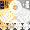 Pandery COB LED Strip Light, CCT Dimmable Strips Light, 2700K-6500K, 8mm Wide