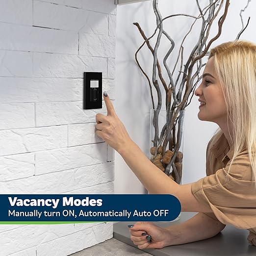 TOPGREENER Motion Sensor Light Switch Dimmer, Electronic Dimmer