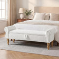 60" Storage Bench for Bedroom,End of Bed Bench with Storage