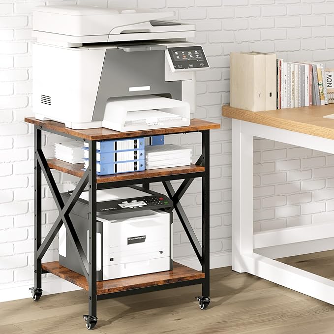 Ollieroo 3 Tier Printer Stand, Large Table